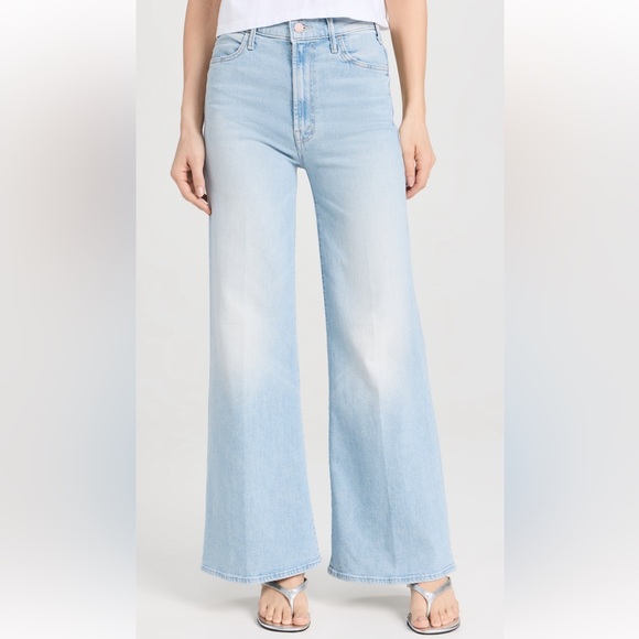 MOTHER Hustler Roller Flood Wide Leg Jeans - Picture 2 of 8